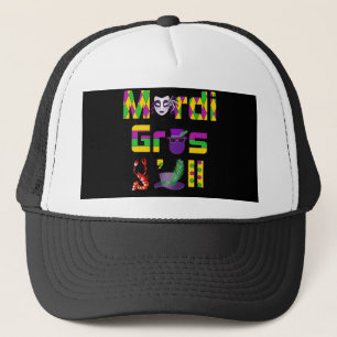 Mardi Gras Y'all Thunder_Cove Truckerkappe