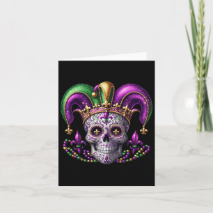 Mardi Gras Zuckerkulptur Kostüme Männer Frauen Man Karte