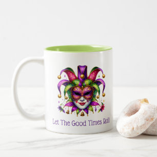 Mardi Gras Zweifarbige Tasse