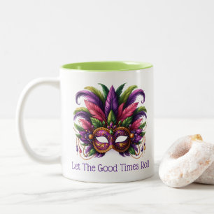 Mardi Gras Zweifarbige Tasse