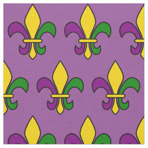 Mardi-Grasmuster Stoff