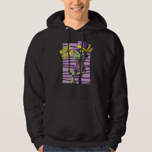 Mardi Grawr T Rex Dino Costume Mardi Gras Boys Tod Hoodie