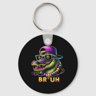 Mardigator Alligator Bruh Mardi Gras Costume Teens Schlüsselanhänger