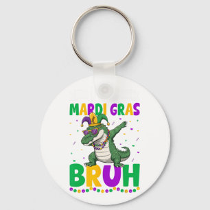 Mardigator Alligator Bruh Mardi Gras Costume Teens Schlüsselanhänger