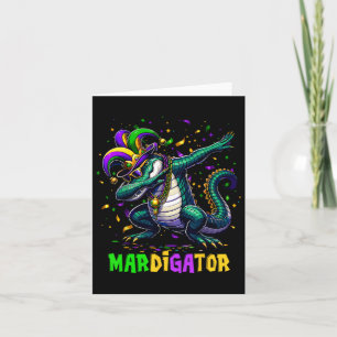 Mardigator Funny Mardi Gras Kostüme Männer Frauen Karte