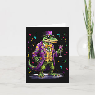 Mardigator Mardi Gras Alligator Kostüme Männer Fra Karte