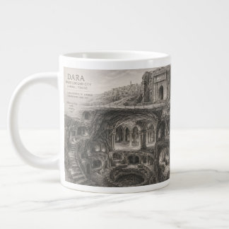 Mardin Dara Unterirdische Stadt Skizze Jumbo-Tasse