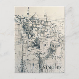 Mardin Turkiye Travel Postkarte