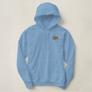 Mare and Foal Bestickter Hoodie