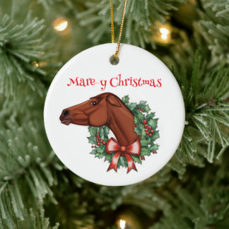 Mare-y Christmas Keramik Ornament