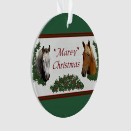 Mare-y Christmas Ornament
