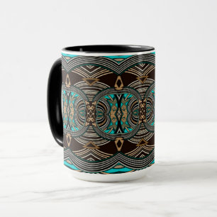 Marées océaniques Abstraites Mug tribale
