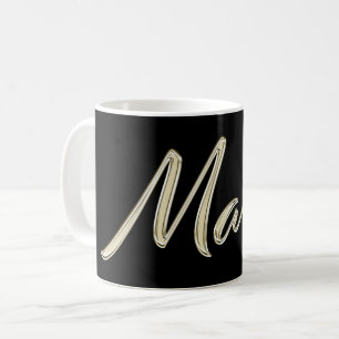 Marek Name whitegold Tasse Teetasse Kaffeetasse