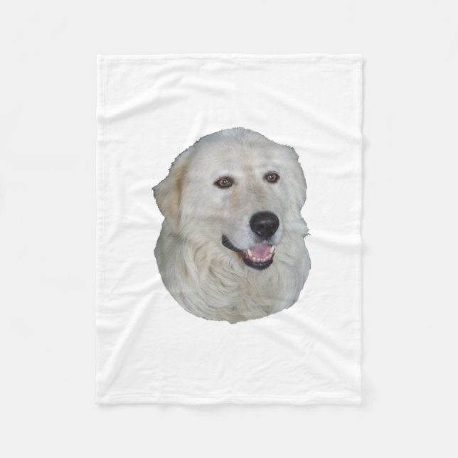 Maremma Schäferhund-Decke Fleecedecke (Vorderseite)