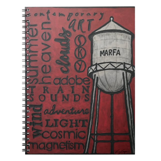 Marfa Spiral Notebook Notizblock (Vorderseite)