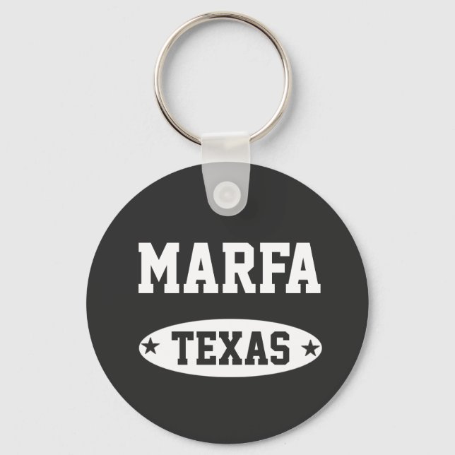 Marfa Texas Schlüsselanhänger (Vorderseite)