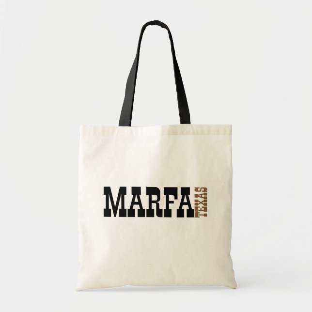 Marfa Texas Tragetasche (Vorne)