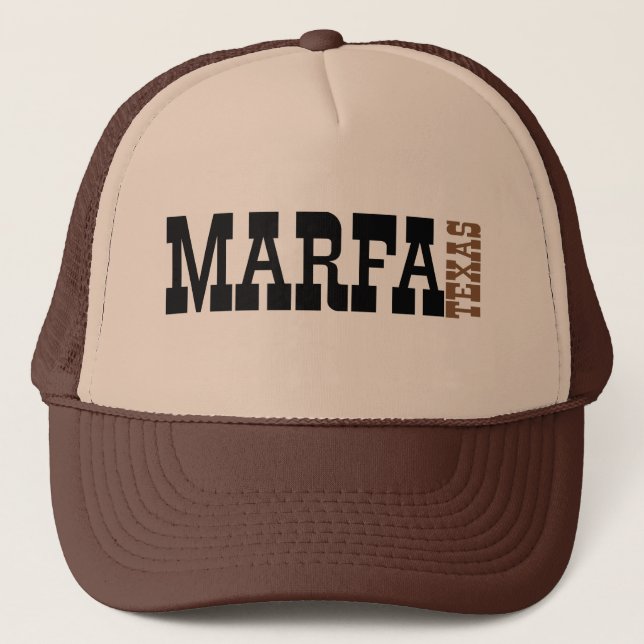 Marfa Texas Truckerkappe (Vorderseite)
