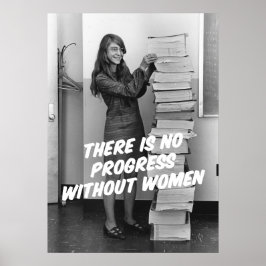 Margaret Hamilton Vintag NASA Foto Poster