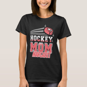 Margaret Hockey-Mama mit Puck Womens T-Shirt