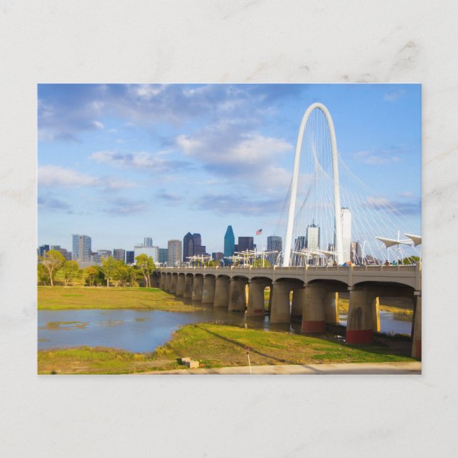 Margaret Hunt Bridge, Dallas, Texas Postkarte (Vorderseite)