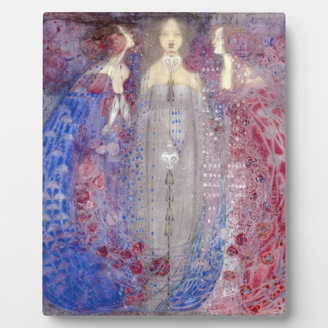 Margaret Macdonald Mackintosh Fotoplatte (Vorderseite)