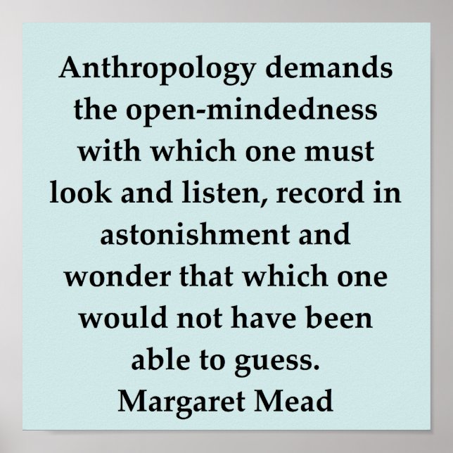 margaret mead quote poster (Vorne)