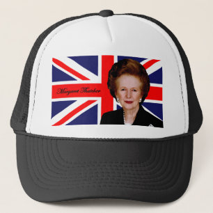 Margaret Thatcher - britische Flagge Truckerkappe