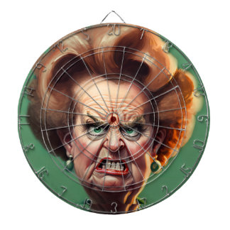 Margaret Thatcher Dartboard Dartscheibe