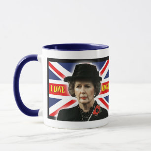 Margaret Thatcher I Liebe Maggie Tasse