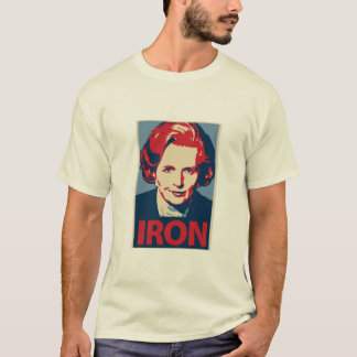 Margaret Thatcher Iron Lady Minimalistisch T T-Shirt