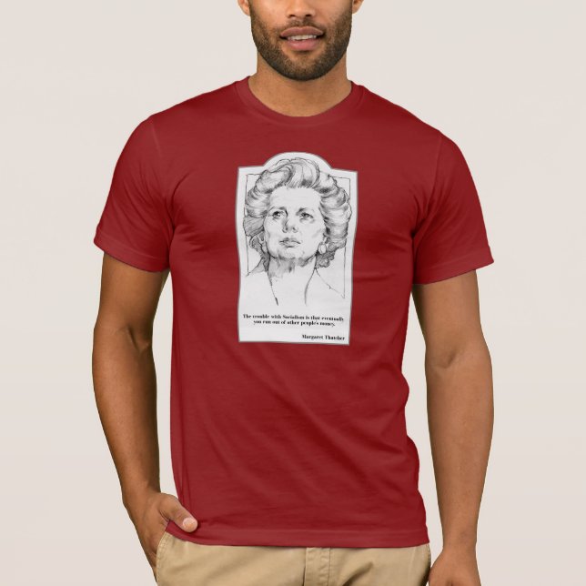 Margaret Thatcher - T-shirt de socialisme (Devant)