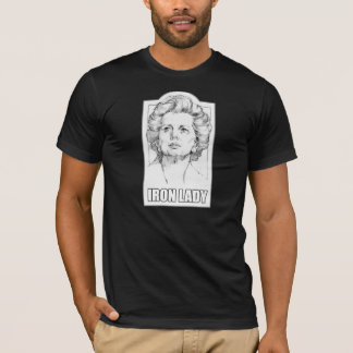 Margaret Thatcher - T - Shirt eiserner Lady