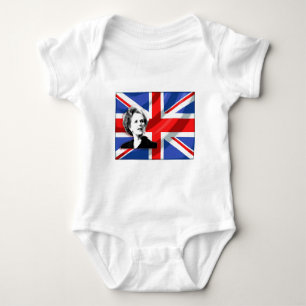 Margaret- ThatcherGewerkschafts-Jack Baby Strampler