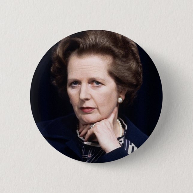 Margaret- Thatcherknopf-Abzeichen Button (Vorderseite)