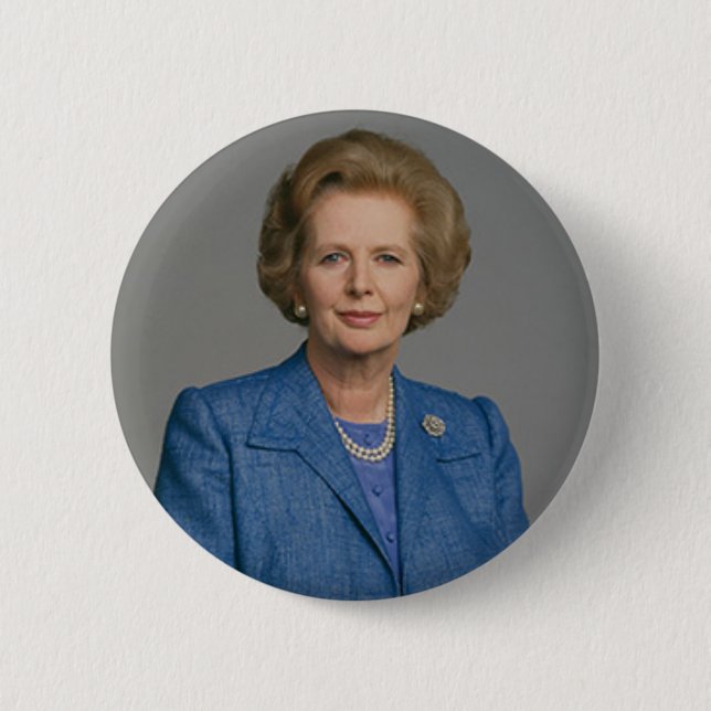 Margaret- Thatcherknopf-Abzeichen Button (Vorderseite)