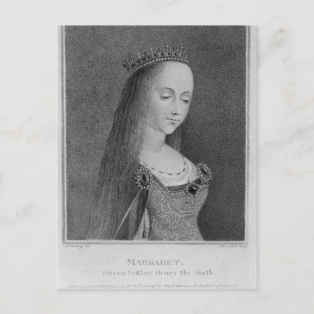 Margaret von Anjou Postkarte (Vorderseite)
