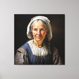 "Margaretha's Embrace" Eine ehrwürdige niederländi Leinwanddruck