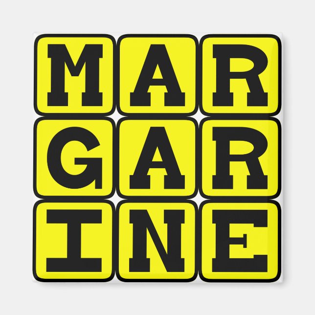 Margarine, Buttery Spread Magnet (Vorne)