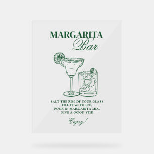 Margarita Bar Acrylschild