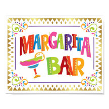 MARGARITA BAR Fiesta Party signieren