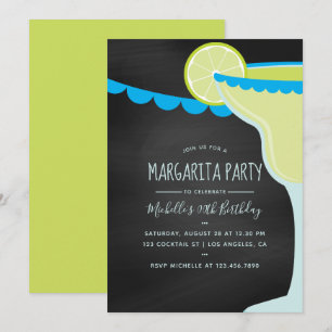 Margarita Birthday Cocktail Party Einladung