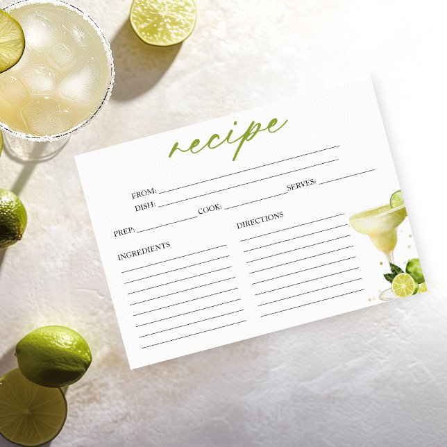 Margarita Cocktail Brautparty Rezept Karte (Von Creator hochgeladen)