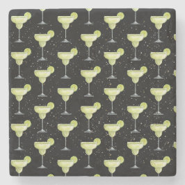 Margarita Cocktail Pattern Steinuntersetzer