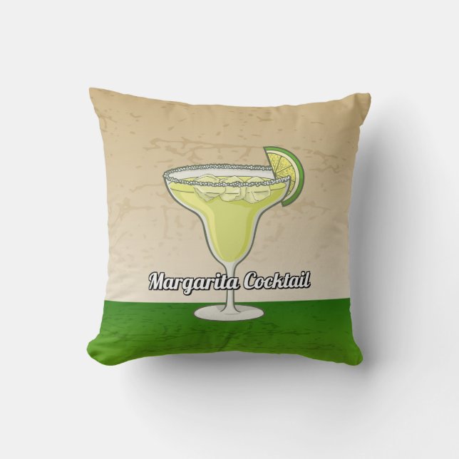 Margarita Cocktail Rezept Kissen (Vorderseite)