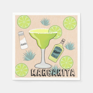 Margarita Cocktail Serviette
