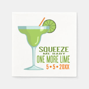 Margarita Cocktail Squeeze Me Baby noch Limon Serviette