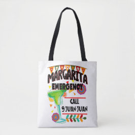 Margarita Emergency Call 9 Juan Funny mexikanisch Tasche