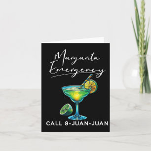 Margarita Emergency Mexican Fiesta Funny Cinco De Karte