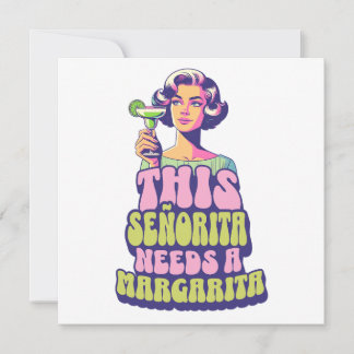 Margarita Fiesta Cocktail Party Feier Einladung